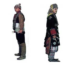 Marmara bölgesinin giyimi yöresel kıyafetleri